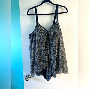 Women’s 2X “in every story” bathing suit from Pennington’s.